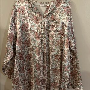 Floral Paisley Women's‎ Pajama nightgown